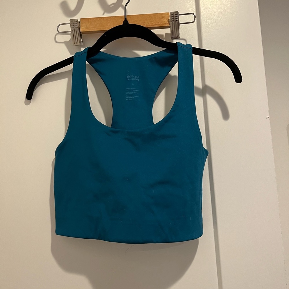 Girlfriend collective Paloma racer back sports bra–Limited edition color Atlas